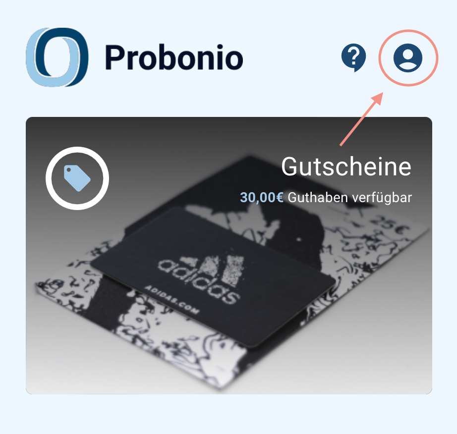 Screenshot Profil-Einstellungen