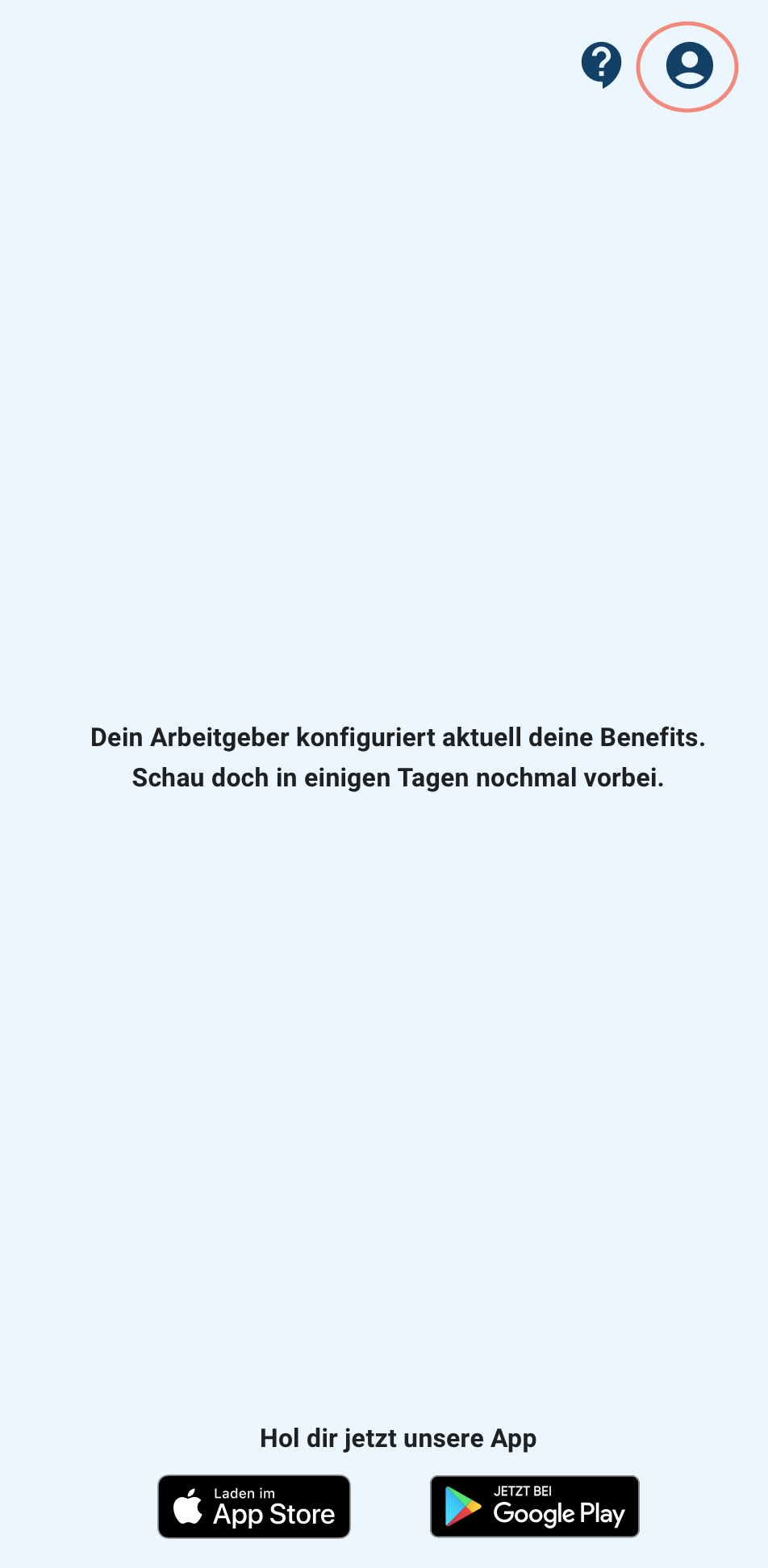 Screenshots Mitarbeiter-Profil